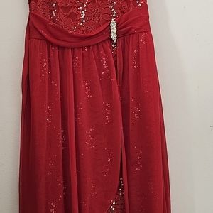 Rex girls Christmas dress